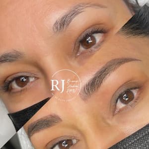 Eyebrow Tattoo result by RJ Brows Aesthetics in Cypress, TX