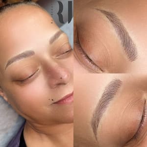 Eyebrow Tattoo result by RJ iBEAUTY Studio & Training in Redondo Beach, CA