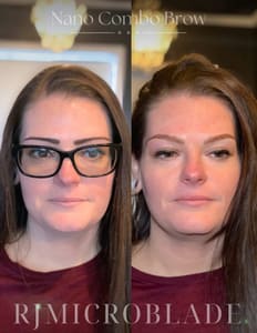 Eyebrow Tattoo result by RJMicroblade in Canton, OH