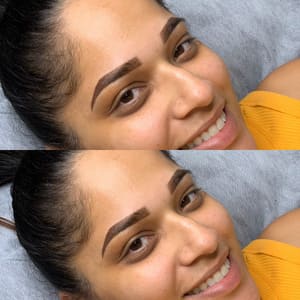 Eyebrow Tattoo result by Roas Beauty Inc. in West Park, FL