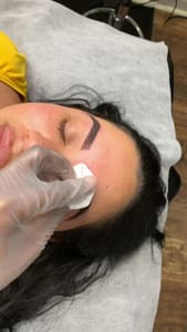Eyebrow Tattoo result by Roas Beauty Inc. in West Park, FL