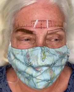 Eyebrow Tattoo result by Rosa Brows Permanent Makeup in Oak Park, CA