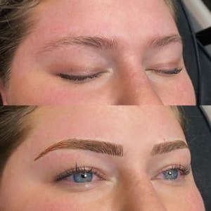 Eyebrow Tattoo result by Rose Aesthetics - Third Ward in Milwaukee, WI