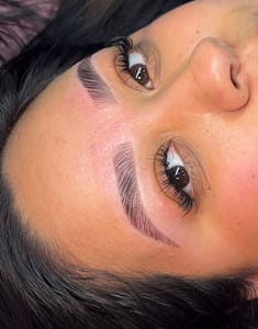 Eyebrow Tattoo result by Rose Beauty Bar in Lewisville, TX