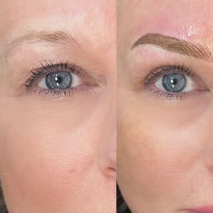 Eyebrow Tattoo result by Rose Beauty Bar in Walnut Creek, CA