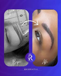 Eyebrow Tattoo result by Rose Beauty in Van Nuys, CA