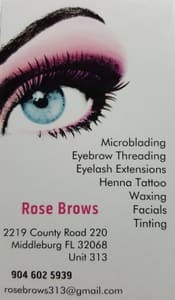 Eyebrow Tattoo result by Rose Brows in Middleburg, FL