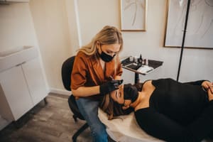 Eyebrow Tattoo result by Rose Cosmetic Tattoo in Long Beach, CA