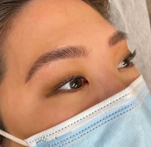 Eyebrow Tattoo result by Rose Cosmetic Tattoo in Long Beach, CA