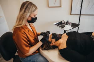Eyebrow Tattoo result by Rose Cosmetic Tattoo in Long Beach, CA