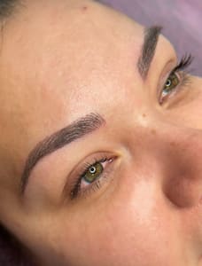 Eyebrow Tattoo result by Rosebud Beauty Studio in Greenacres, FL