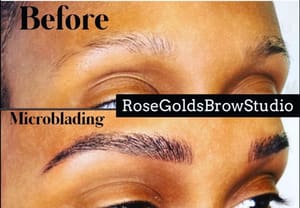 Eyebrow Tattoo result by RoseGoldsBrowStudio in Frederick, MD