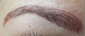 Eyebrow Tattoo result by Rosie's Threading Salon in Escondido, CA