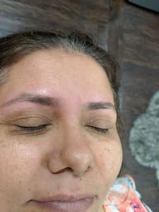 Eyebrow Tattoo result by Rosie's Threading Salon in Escondido, CA