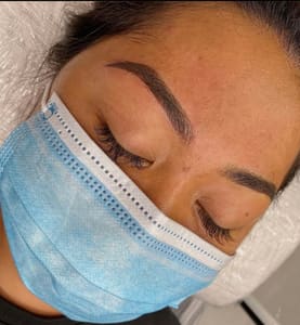 Eyebrow Tattoo result by Roslyns Beauty Bar in Temecula, CA
