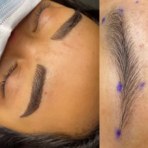 Eyebrow Tattoo result by ROXXI Beauty Studio in Odessa, TX