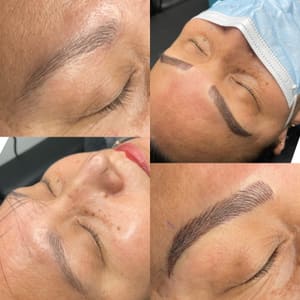 Eyebrow Tattoo result by ROXXI Beauty Studio in Odessa, TX