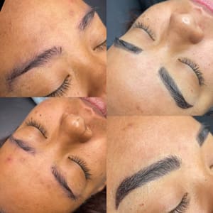Eyebrow Tattoo result by ROXXI Beauty Studio in Odessa, TX