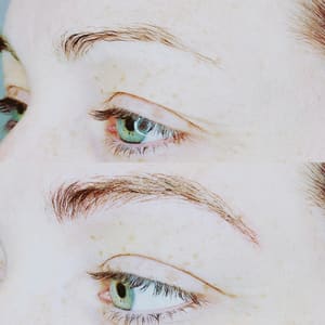 Eyebrow Tattoo result by Roxy Jackson, Makeup Artistry in Ephrata, PA