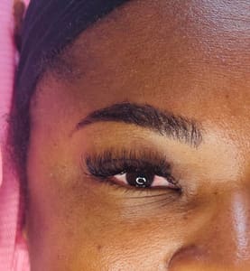 Eyebrow Tattoo result by Royalty Luxe Beauty Bar in San Bernardino, CA