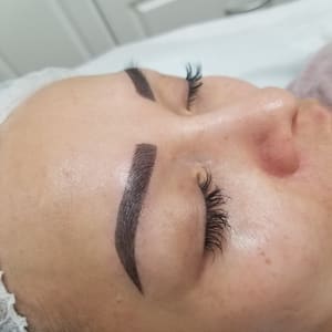 Eyebrow Tattoo result by Rumany's Glam Studio in Long Beach, CA