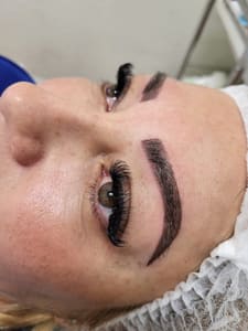 Eyebrow Tattoo result by Rumany's Glam Studio in Long Beach, CA