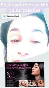 Eyebrow Tattoo result by Rusbina Beauty Salon & Spa in Wellington, FL