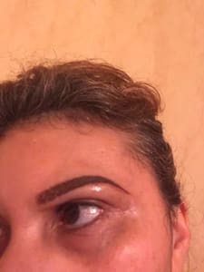 Eyebrow Tattoo result by RX Beauty Inks Permanent Makeup and Academy in Houston, TX