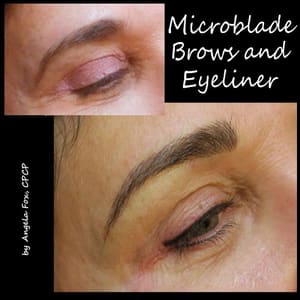 Eyebrow Tattoo result by RX Beauty Inks Permanent Makeup and Academy in Tacoma, WA
