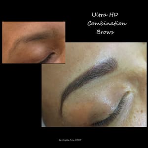 Eyebrow Tattoo result by RX Beauty Inks Permanent Makeup and Academy in Tacoma, WA