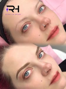 Eyebrow Tattoo result by Ryan's 3D Brows in Frisco, TX
