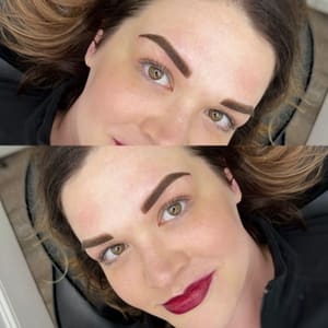 Eyebrow Tattoo result by Säga Beauty Collective in St Peter, MN