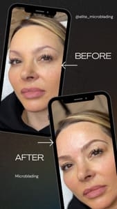 Eyebrow Tattoo result by S2G Medical Spa Commerce in Commerce Township, MI
