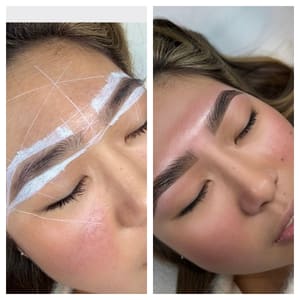 Eyebrow Tattoo result by Saadat Beauty House in Wellesley, MA