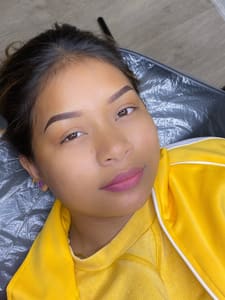 Eyebrow Tattoo result by Sabby Beauty Brows Studio & Academy in Jacksonville, NC