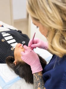 Eyebrow Tattoo result by Sabreena Frances Artistry + Aesthetics in Starkville, MS