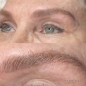 Eyebrow Tattoo result by Sabrina Beauty in Miami, FL