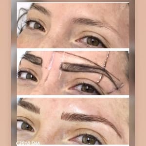 Eyebrow Tattoo result by Sabrina Nameri Aesthetica LLC in Delray Beach, FL