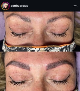 Eyebrow Tattoo result by Sacred Bloom Permanent Makeup By Bet Thy Brows in Cicero, IN