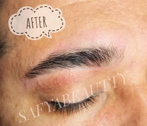 Eyebrow Tattoo result by Safyabeautty in Clovis, CA