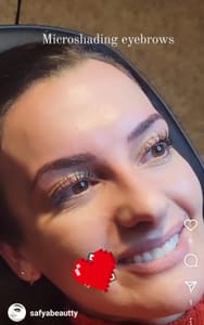 Eyebrow Tattoo result by Safyabeautty in Clovis, CA