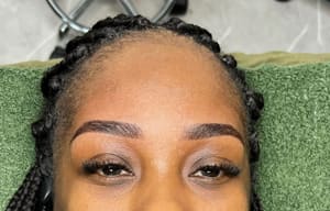 Eyebrow Tattoo result by Sagedbyjay Brow Studio in Elyria, OH