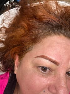 Eyebrow Tattoo result by Saha Glow Lounge in Leander, TX