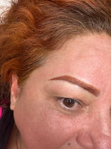 Eyebrow Tattoo result by Saha Glow Lounge in Leander, TX