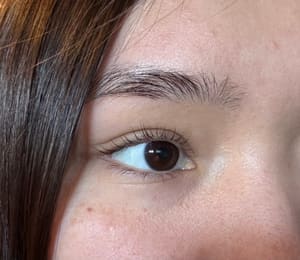 Eyebrow Tattoo result by Sahar Beautique llc in Vienna, VA