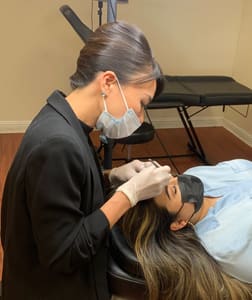 Eyebrow Tattoo result by Sakura Serenity Spa in Encinitas, CA