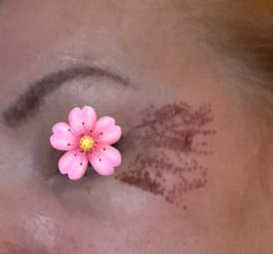 Eyebrow Tattoo result by Salon Crystallia in Rochester, NY