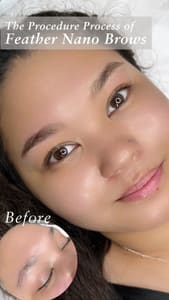 Eyebrow Tattoo result by Salon Island Beauty - Brows, Lashes & Skin care in Honolulu, HI