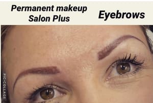 Eyebrow Tattoo result by Salon Plus Hair Additions in Sun City, AZ