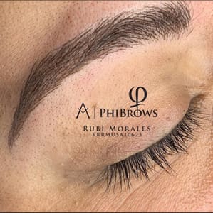 Eyebrow Tattoo result by Salon Rubi in Spokane Valley, WA